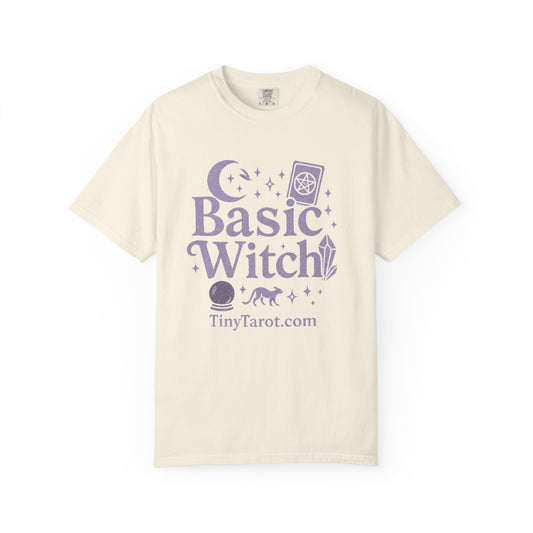 Basic Witch Unisex T-shirt - Tiny Tarot Tile Celebration