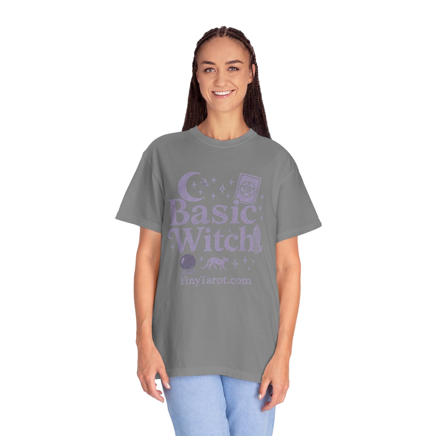 Basic Witch Unisex T-shirt - Tiny Tarot Tile Celebration