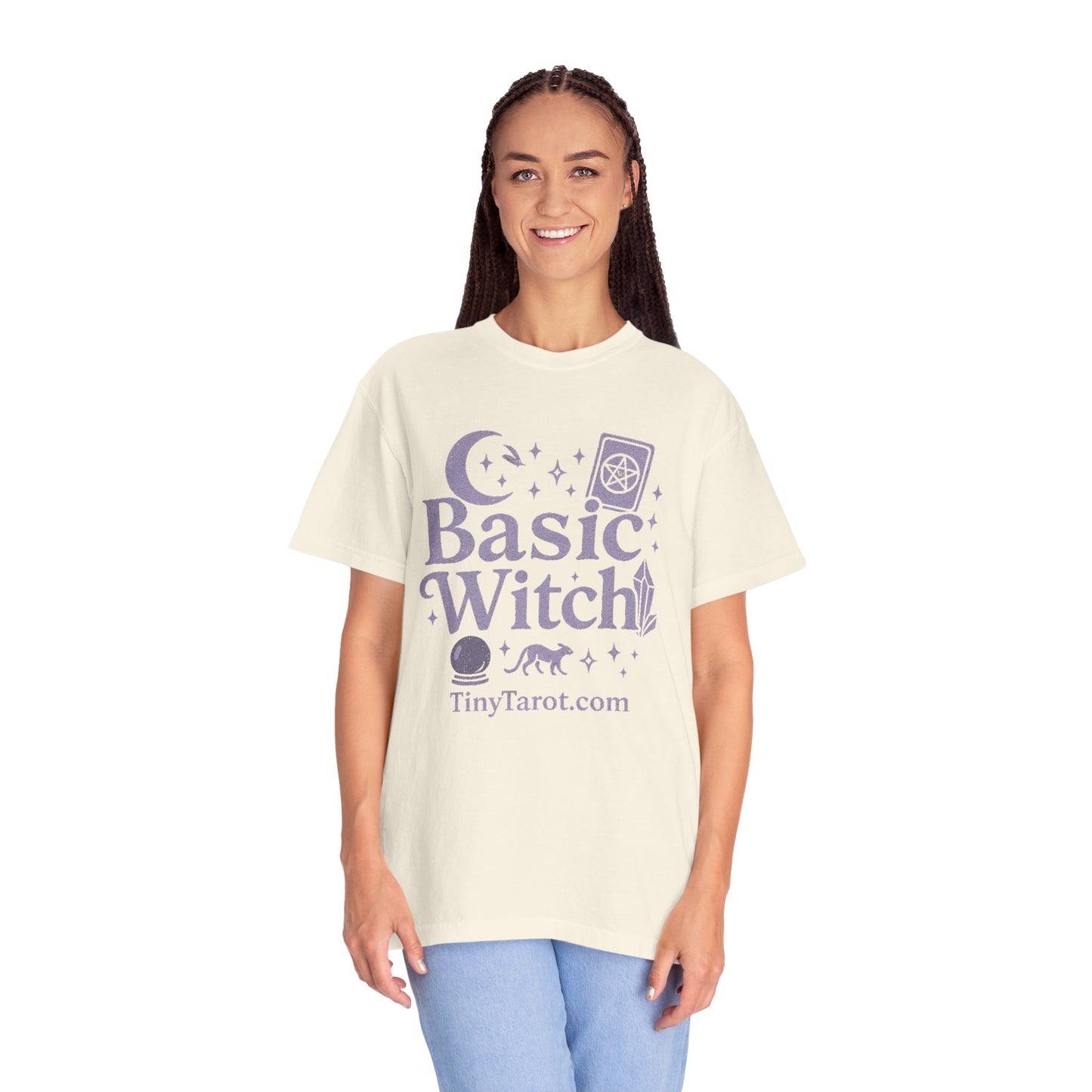 Basic Witch Unisex T-shirt - Tiny Tarot Tile Celebration