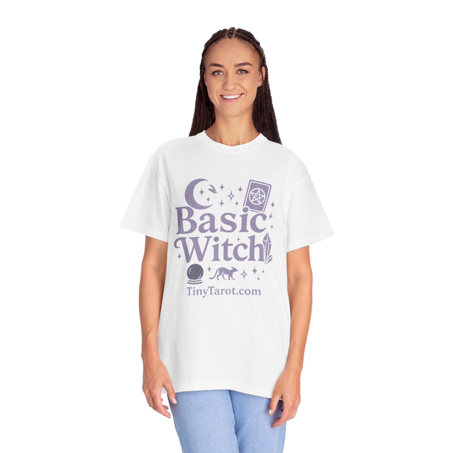 Basic Witch Unisex T-shirt - Tiny Tarot Tile Celebration