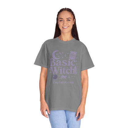 Basic Witch Unisex T-shirt - Tiny Tarot Tile Celebration