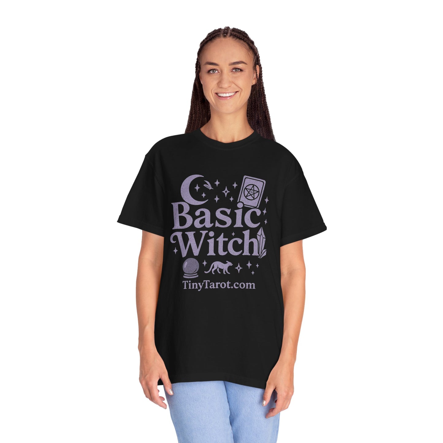 Basic Witch Unisex T-shirt - Tiny Tarot Tile Celebration