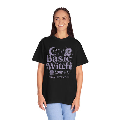Basic Witch Unisex T-shirt - Tiny Tarot Tile Celebration