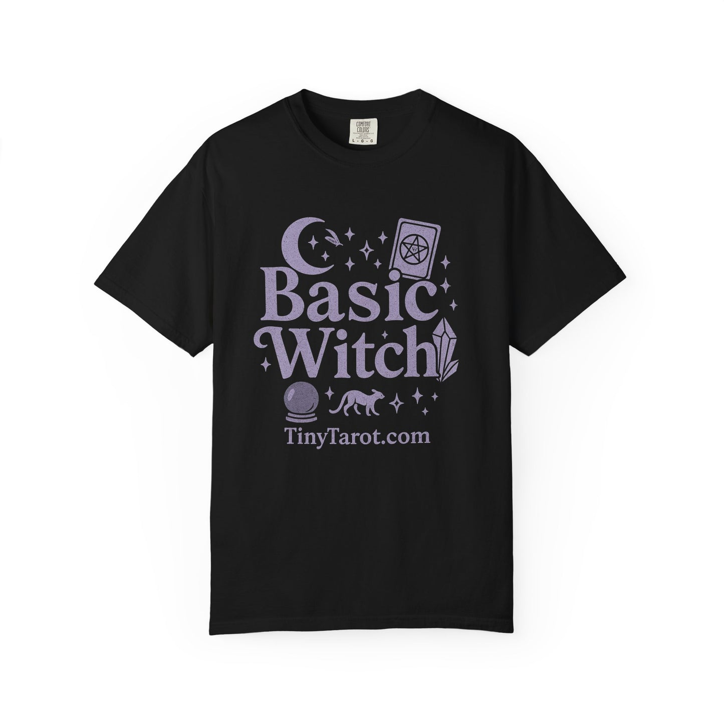 Basic Witch Unisex T-shirt - Tiny Tarot Tile Celebration