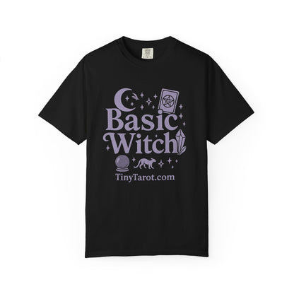 Basic Witch Unisex T-shirt - Tiny Tarot Tile Celebration