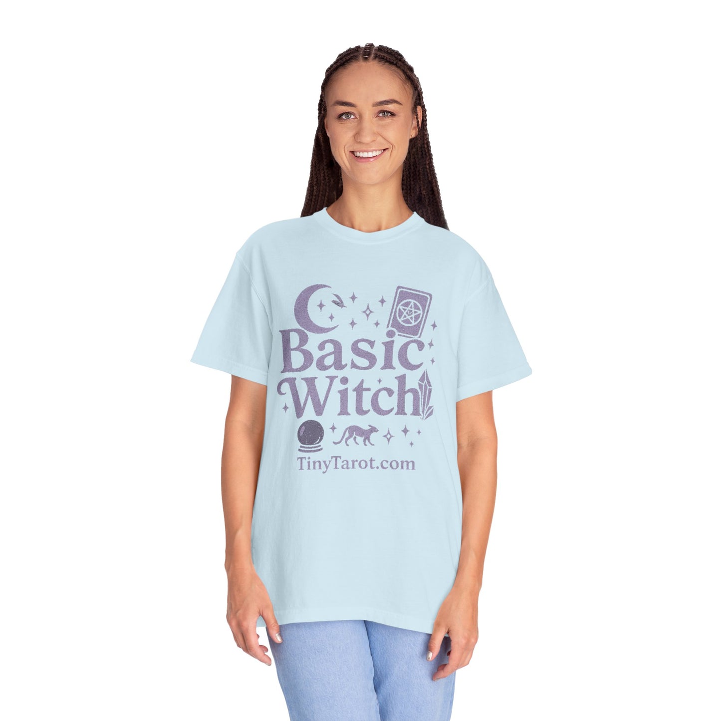 Basic Witch Unisex T-shirt - Tiny Tarot Tile Celebration