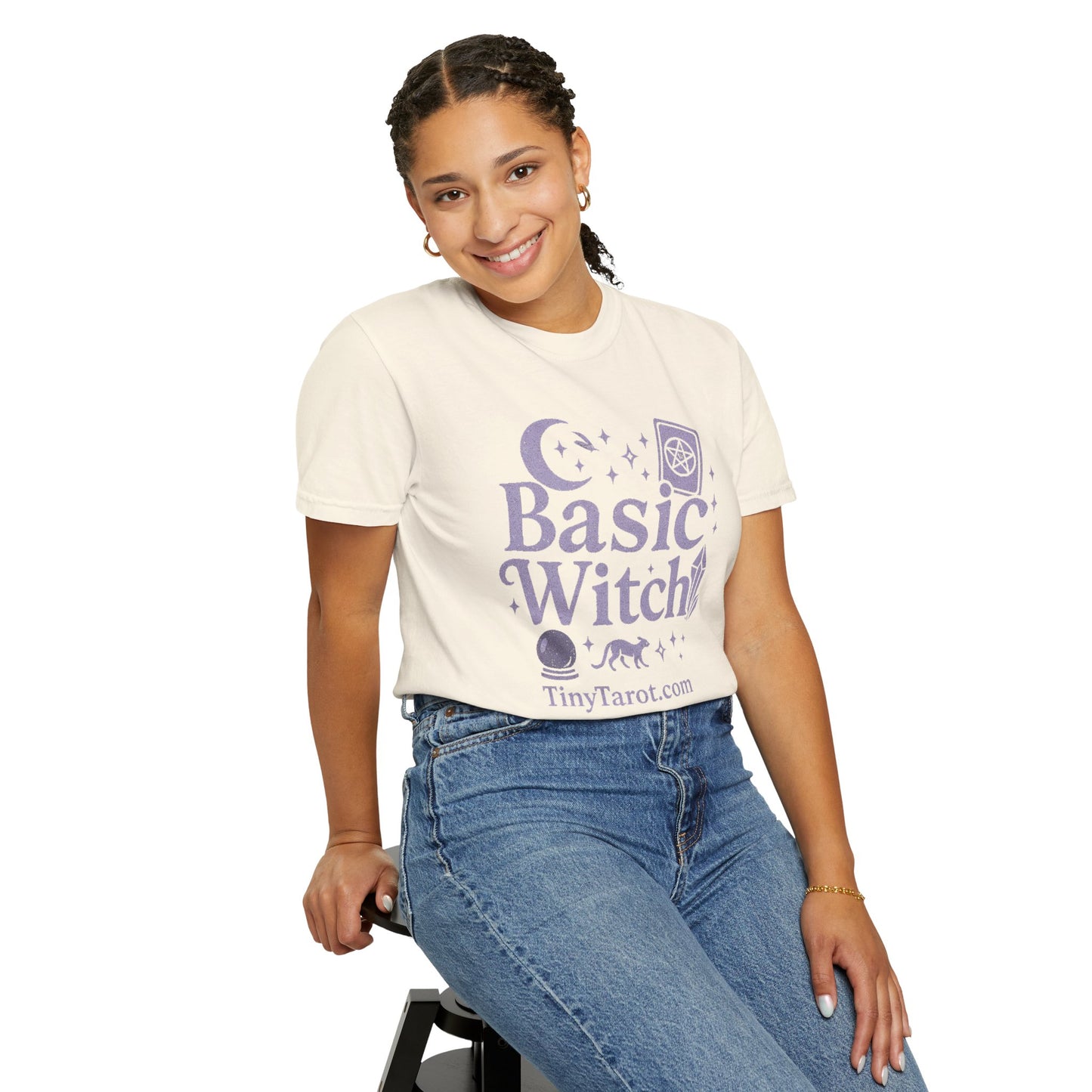 Basic Witch Unisex T-shirt - Tiny Tarot Tile Celebration