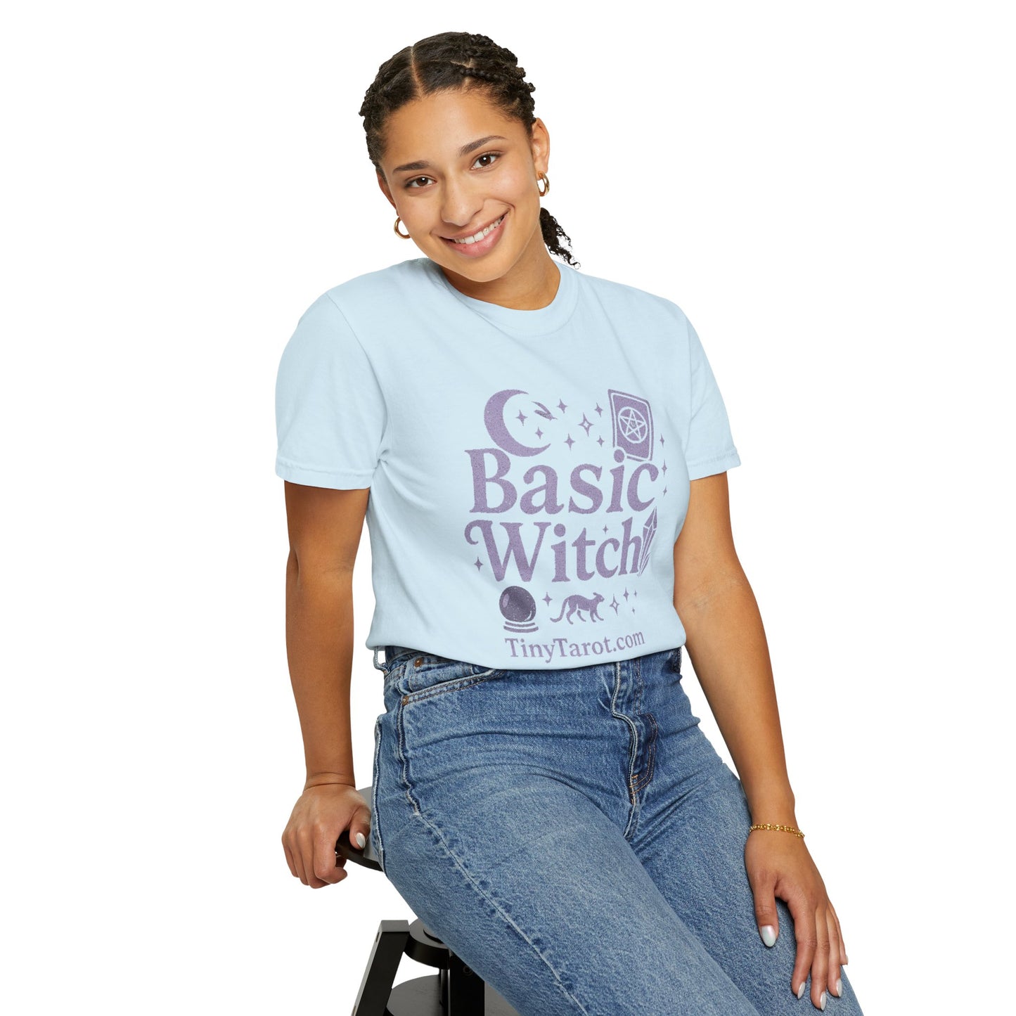 Basic Witch Unisex T-shirt - Tiny Tarot Tile Celebration