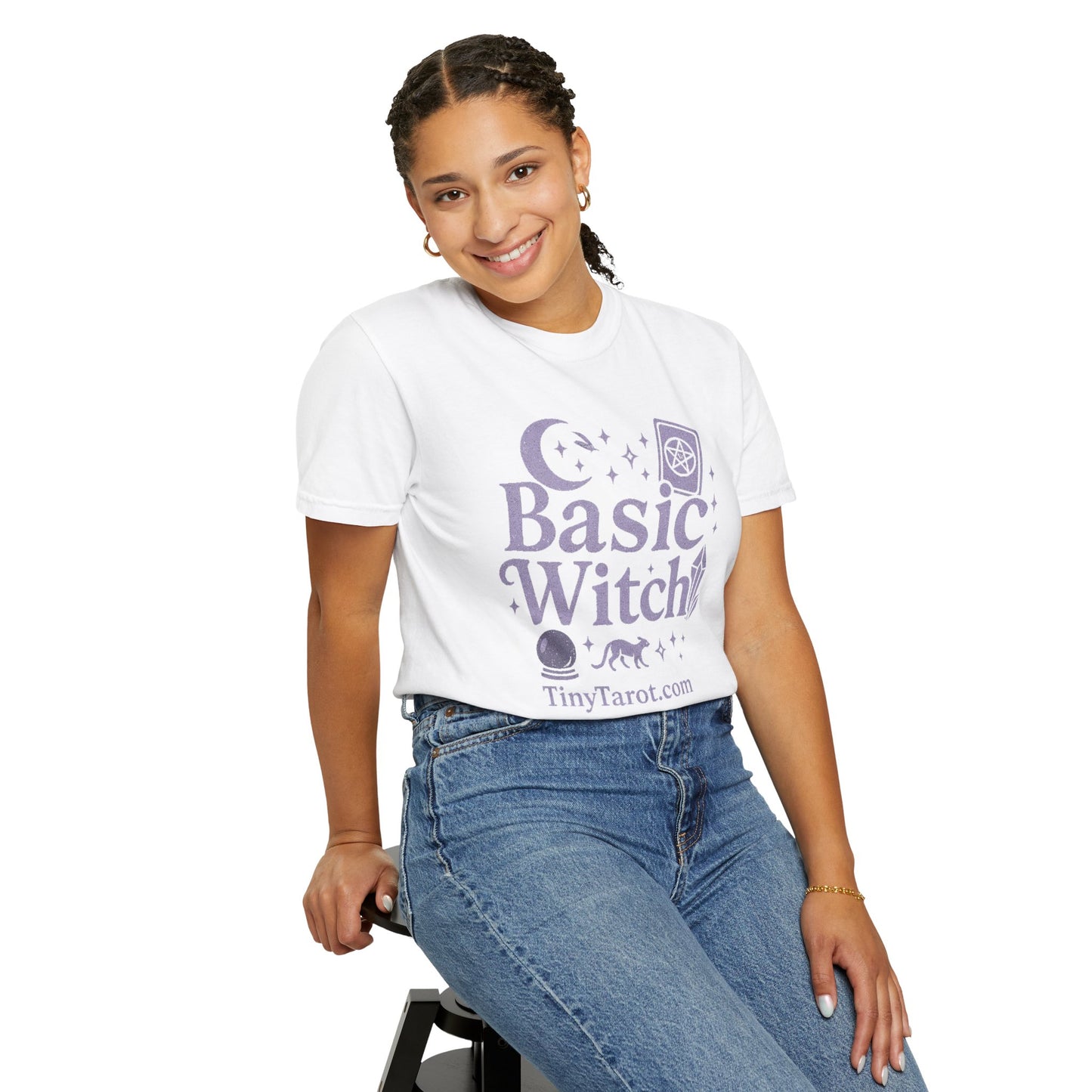 Basic Witch Unisex T-shirt - Tiny Tarot Tile Celebration